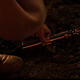 El momento en e l que Obi-Wan recoge el sable láser de Anakin.